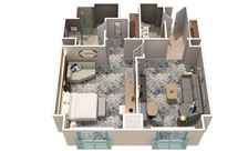 JW Marriott Executive Suite (Two-Bathroom)