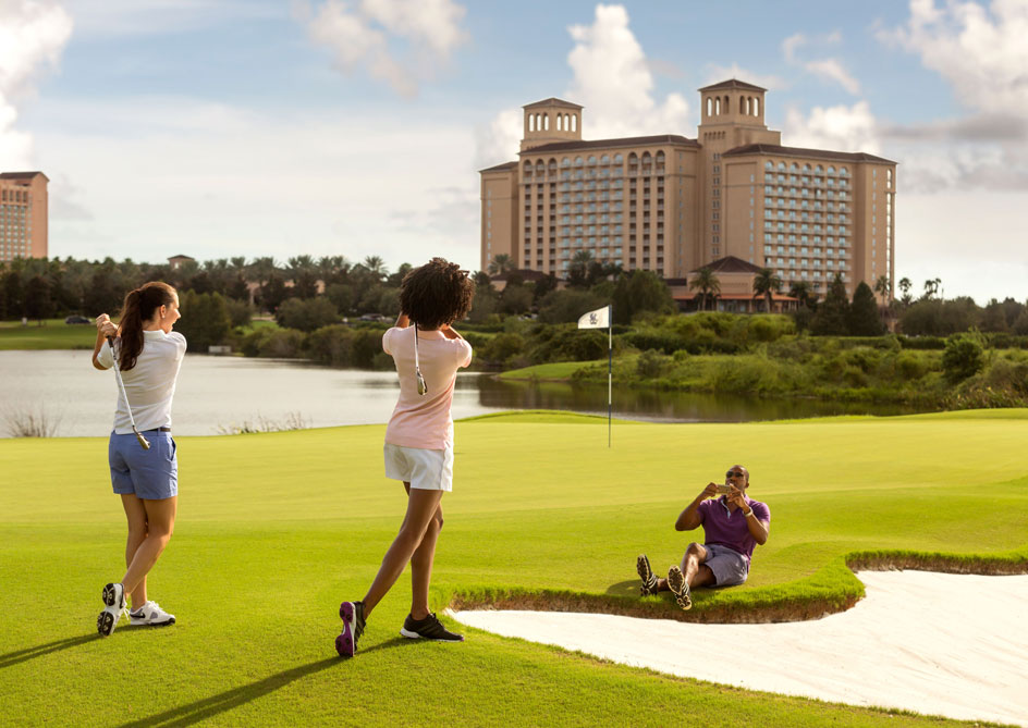 Golf Instruction at Grand lakes Orlando resort, Florida