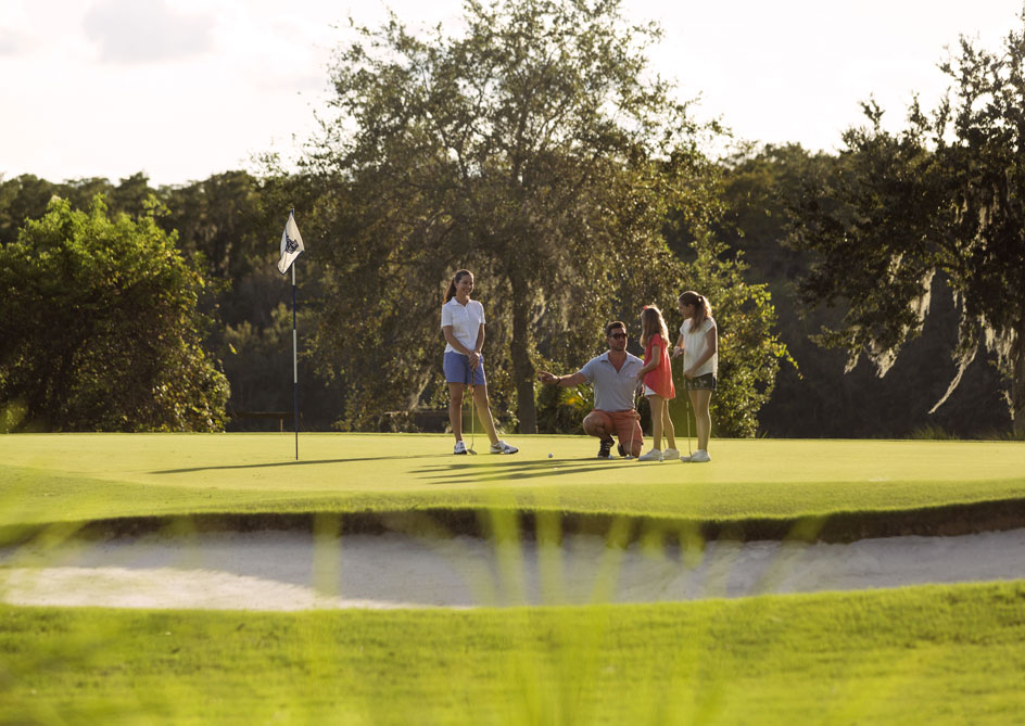 Family Golf at Orlando, Florida
